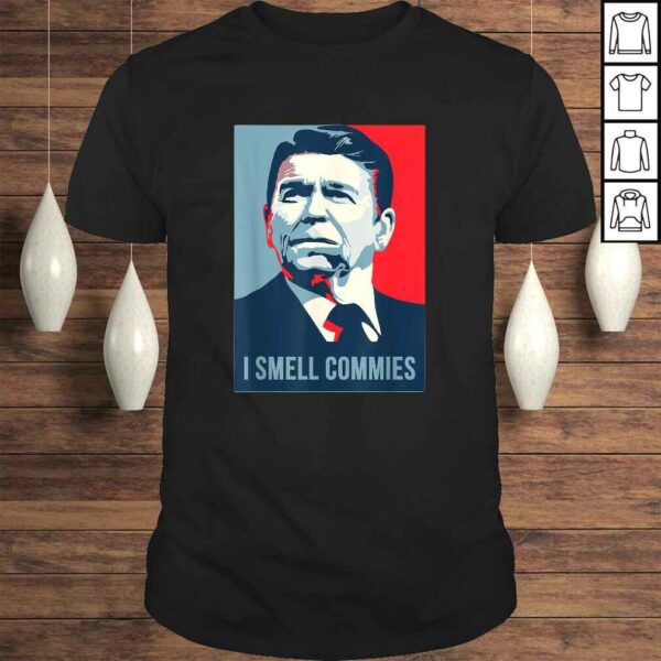 Ronald Reagan President i smell commies american apparel TShirt Gift