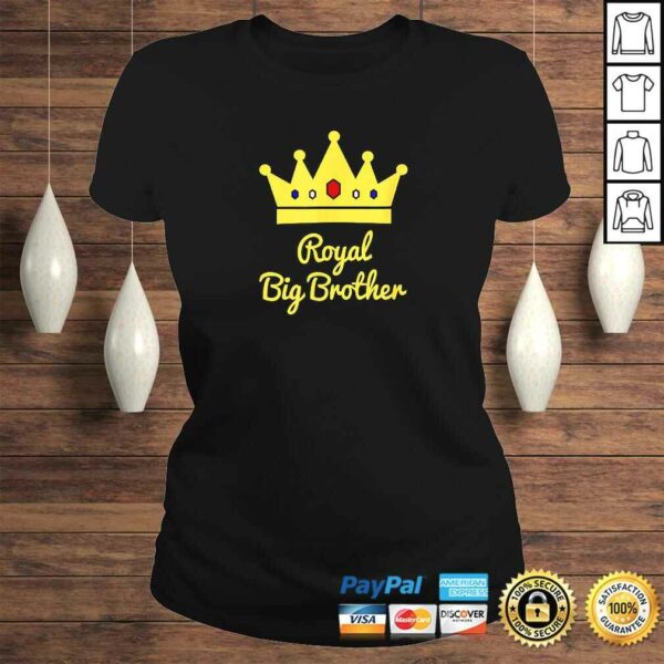 Royal Big Brother Little Royal Prince Baby Shower TShirt