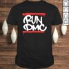 Run DMC Official Graffiti Logo V-Neck T-Shirt