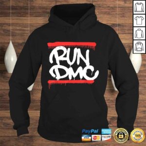 Run DMC Official Graffiti Logo V-Neck T-Shirt 3 Run DMC Official Graffiti Logo V Neck T Shirt 4