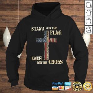 STAND FOR THE FLAG KNEEL FOR THE CROSS Faith US Patriotic Tee Shirt 3 STAND FOR THE FLAG KNEEL FOR THE CROSS Faith US Patriotic Tee Shirt 4