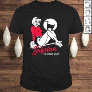 Sabrina The Teenage Witch on Broom T shirt 1