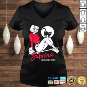 Sabrina The Teenage Witch on Broom T shirt 2
