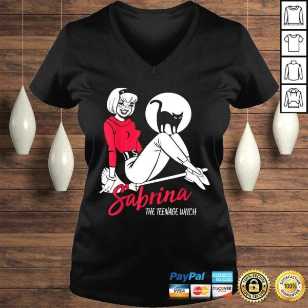 Sabrina The Teenage Witch on Broom T-shirt