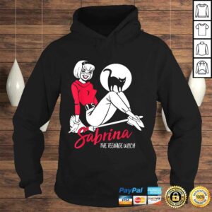 Sabrina The Teenage Witch on Broom T shirt 4