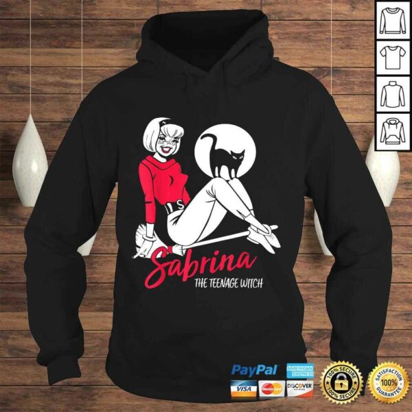 Sabrina The Teenage Witch on Broom T-shirt