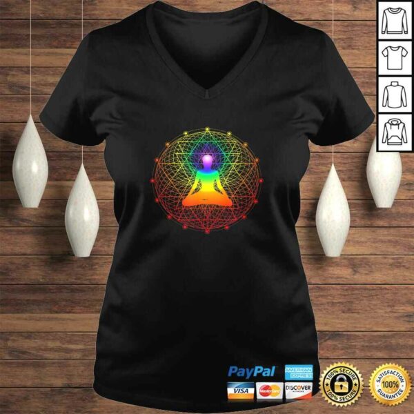 Sacred Geometry Tee Psychedelic Mandala Chakra Meditation