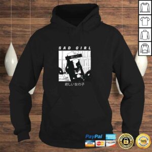 Sad Anime Girl Japanese Babe Otaku Cool Gift Pullover Hoodie 3 Sad Anime Girl Japanese Babe Otaku Cool Gift Pullover Hoodie 4