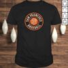 San Francisco Baseball  Vintage Cali SF Baseball Badge Shirt
