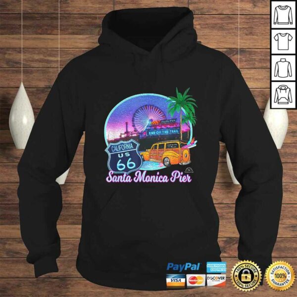 Santa Monica Pier US Route 66 End Pacific Ocean Souvenir Gift TShirt