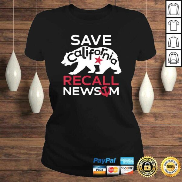 Save California Recall Newsom Conservative Political Shirt