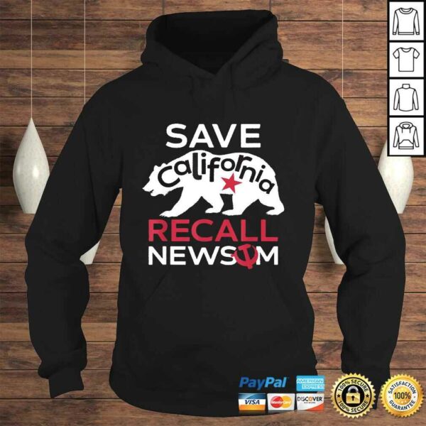 Save California Recall Newsom Conservative Political Shirt