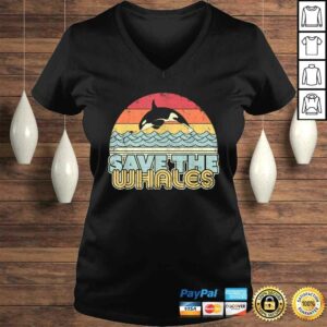 Save The Whales Shirt Retro Style Orca Killer Whale TShirt 1 Save The Whales Shirt Retro Style Orca Killer Whale TShirt 2