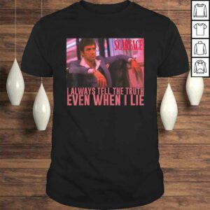 Scarface I Always Tell The Truth Even When I Lie Graphic Tee Scarface I Always Tell The Truth Even When I Lie Graphic Tee