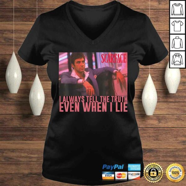 Scarface I Always Tell The Truth Even When I Lie Graphic Tee