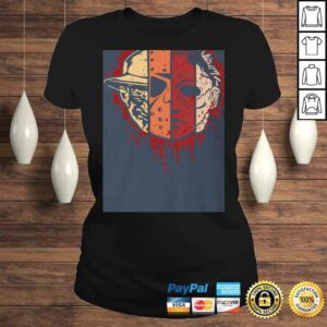 Scary Face Halloween Michael Horror Jason Penny Creepy Evil Halloween Clown Squad Shirt V-Neck 2 Scary Face Halloween Michael Horror Jason Penny Creepy Evil Halloween Clown Squad Shirt V Neck 3