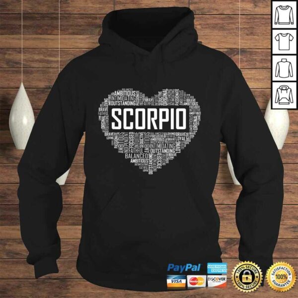 Scorpio Zodiac Traits Horoscope Astrology Sign Gift HearTee Shirt