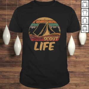 Scout Life Scouting Lovers Gifts Hiking Happy Camper Shirt Scout Life Scouting Lovers Gifts Hiking Happy Camper Shirt