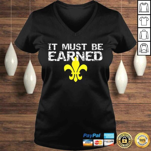 Scouting Graphic It Must Be Earned Scout Symbol TShirt