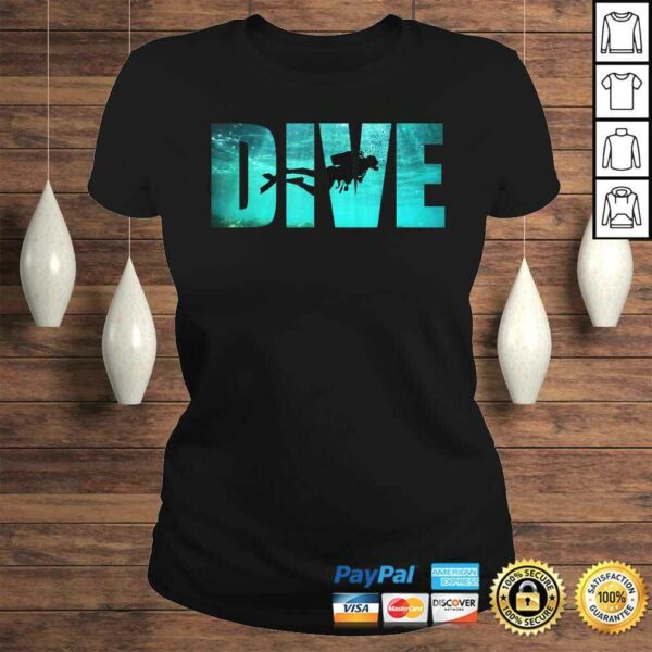 Scuba Diving Divers Shadow Deep Swim Shirt Cool Gift