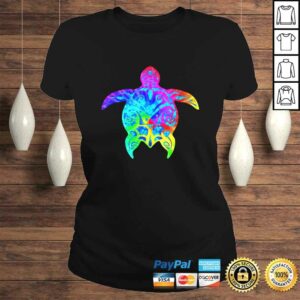 Sea Turtle Polynesian Hawaiian Rainbow Tee Shirt 2 Sea Turtle Polynesian Hawaiian Rainbow Tee Shirt 3