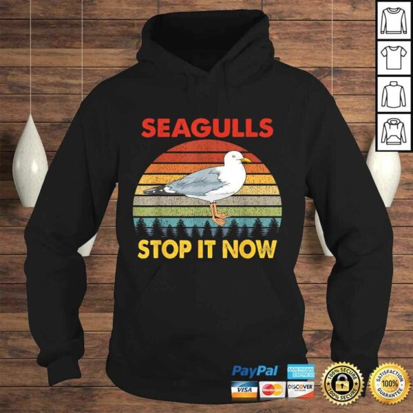 Seagulls Bird Lover Stop It Now Retro Vintage Funny Seagulls TShirt