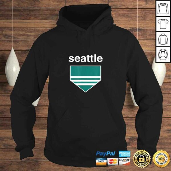 Seattle Baseball Simple Minimal Home Plate Streetwear TShirt