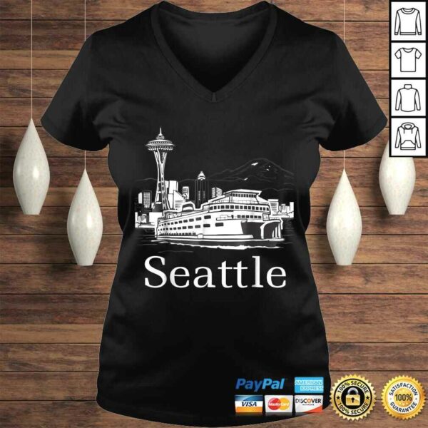 Seattle Shirt Space Needle Island Ferry TShirt Gift