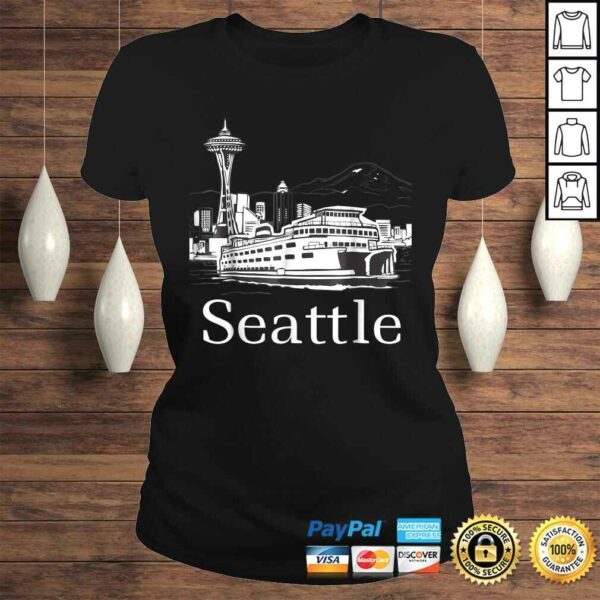 Seattle Shirt Space Needle Island Ferry TShirt Gift