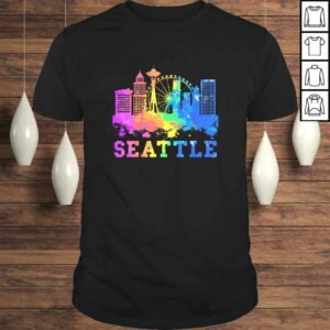 Seattle Washington Skyline Watercolor Souvenir Gift Seattle Gift Top Seattle Washington Skyline Watercolor Souvenir Gift Seattle Gift Top