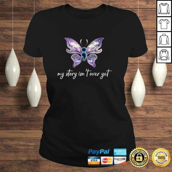 Semicolon Project Butterfly Depression Awareness My Story Pullover Hoodie