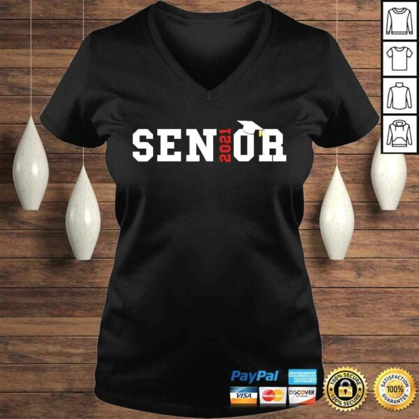 Senior 2021 Graduation Shirt Cool Tassel Hat Design 21 TShirt