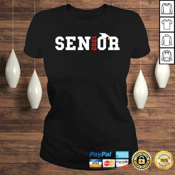 Senior 2021 Graduation Shirt Cool Tassel Hat Design 21 TShirt