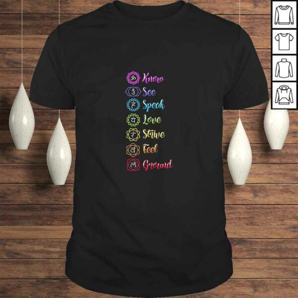 Seven Chakra Om Yoga Shirt