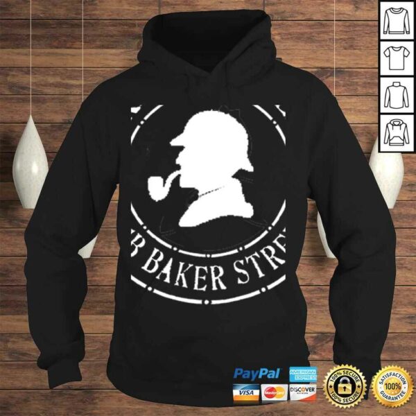 Sherlock Holmes Hoodie British Detective 221B Baker Street