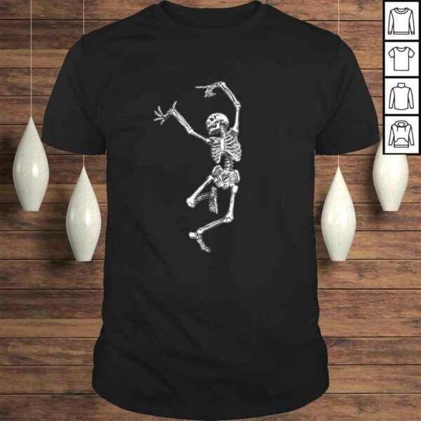 Skeleton Halloween Shirt – Dancing Skeleton Shirt for Hall