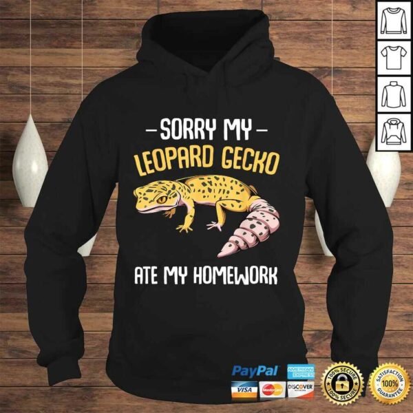 Sorry My Leopard Gecko Ate My Homework Cute Adorable PeShirt