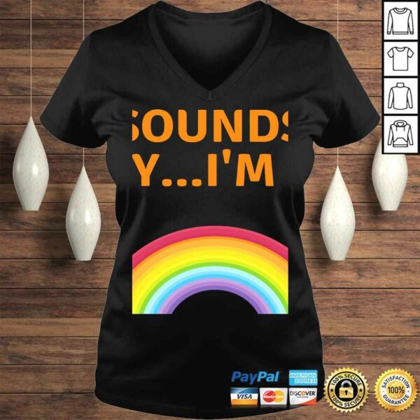 Sounds Gay… I’m In! LGBT Queer V-Neck T-Shirt