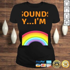 Sounds Gay... I'm In! LGBT Queer V-Neck T-Shirt 2 Sounds Gay Im In! LGBT Queer V Neck T Shirt 3