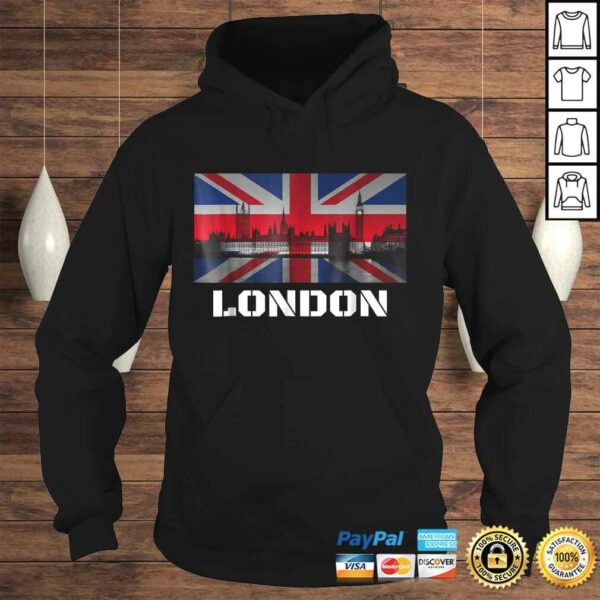 Souvenir London Shirt City Vintage UK Flag British Tee