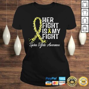 Spina Bifida Awareness Shirt Her Fight TShirt 2 Spina Bifida Awareness Shirt Her Fight TShirt 3