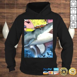 Spongebob SquarePants & Patrick Shark Riding TShirt 3 Spongebob SquarePants Patrick Shark Riding TShirt 4
