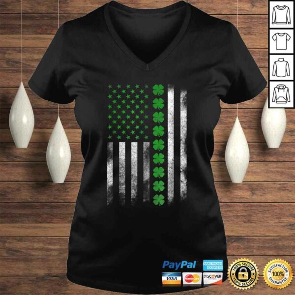 St Patricks Day IRISH AMERICAN FLAG Shirt