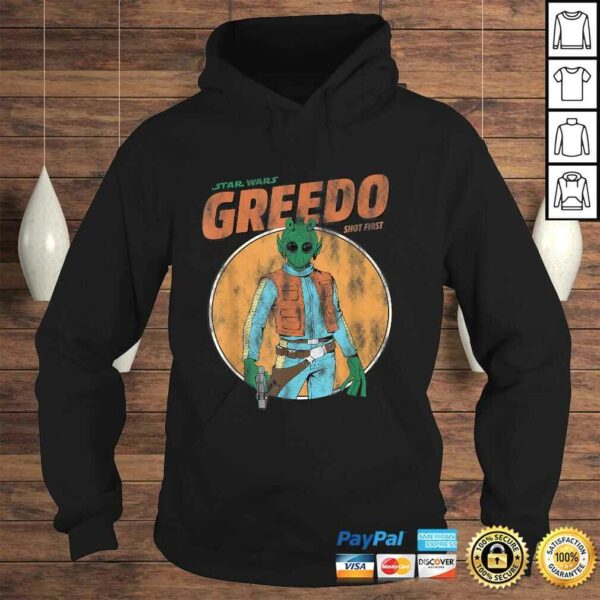 Star Wars Greedo Shot First Retro Gift TShirt