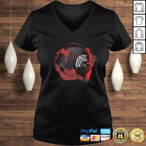 Star Wars Rise of Skywalker Kylo Ren Helmet Damage Tee Shirt