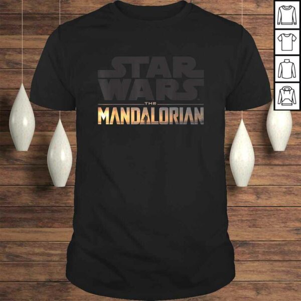 Star Wars The Mandalorian Show Logo Stack C1 Shirt