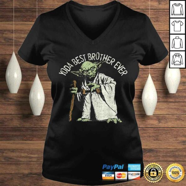 Star Wars Yoda Best Brother Ever PortraiShirt