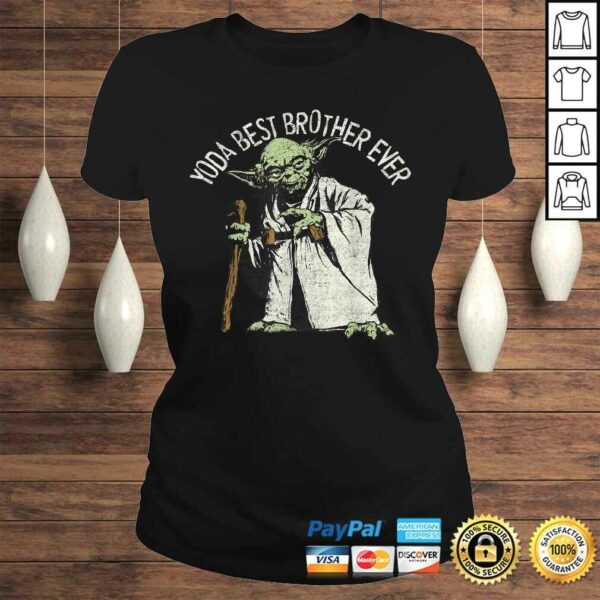 Star Wars Yoda Best Brother Ever PortraiShirt