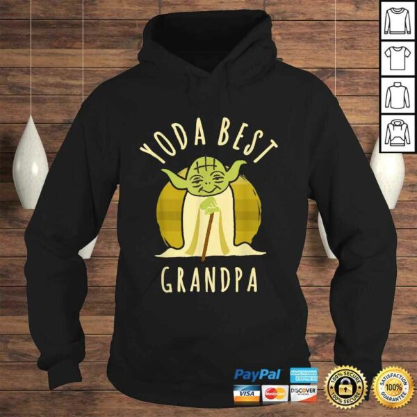 Star Wars Yoda Best Grandpa Cartoon Yoda Shirt