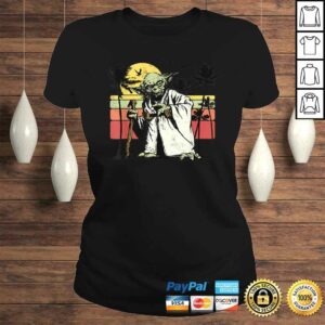 Star Wars Yoda Retro Striped Vintage Sunset Beach Tee T-Shirt 2 Star Wars Yoda Retro Striped Vintage Sunset Beach Tee T Shirt 3